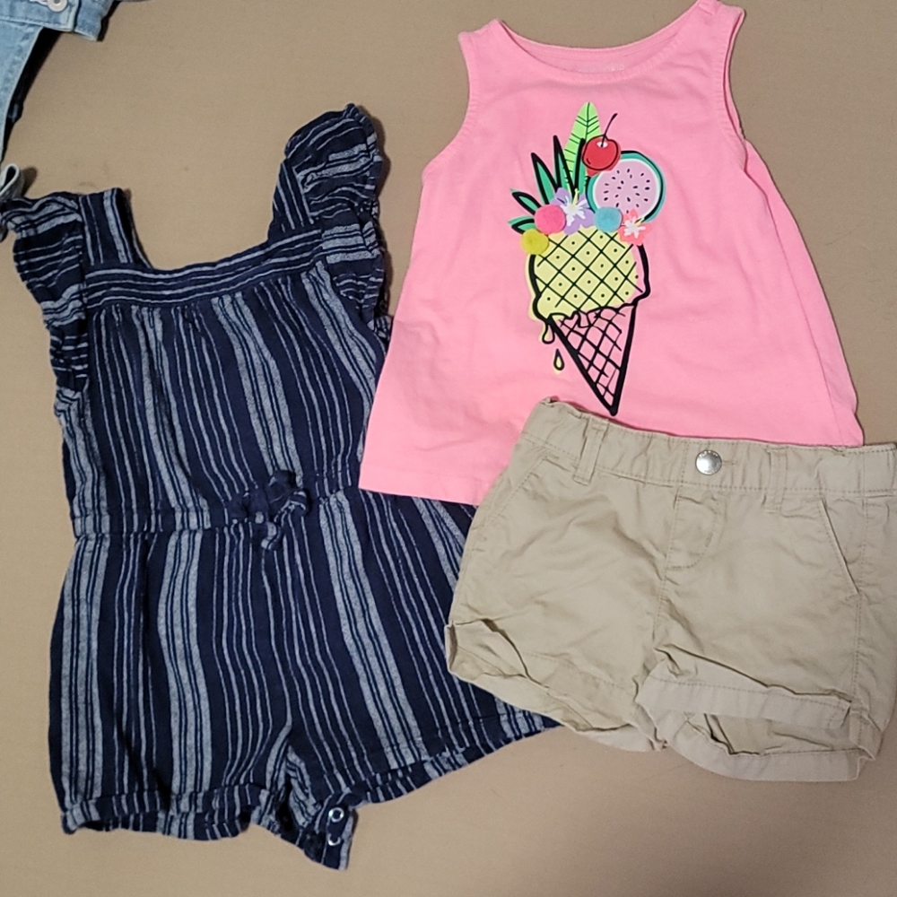 Two summer girl outfits